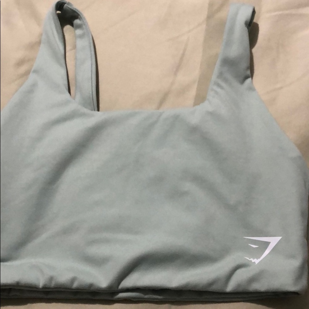 Green sport bra